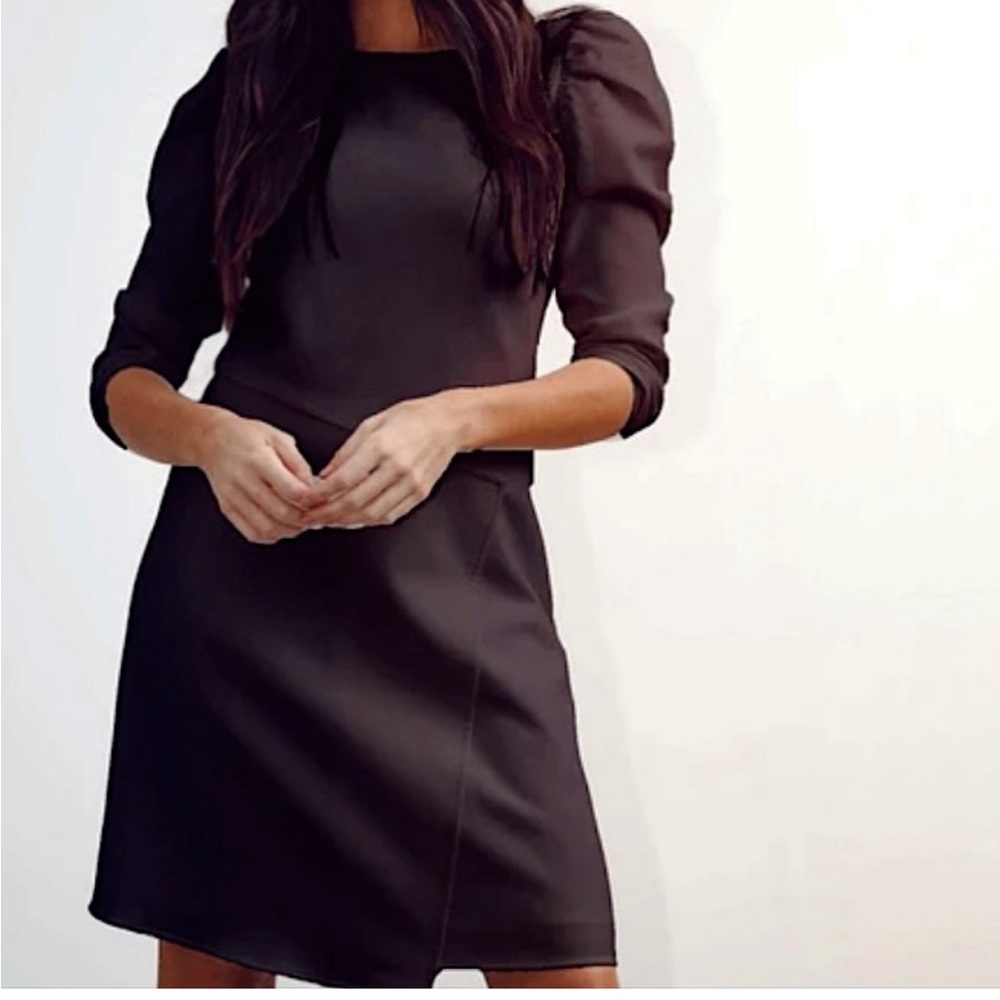 Ellie Makir Puff Shoulder Dress